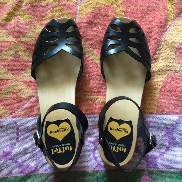 NIB Swedish Hasbeens Ornament Clog 8 Anthropologie - Picture 2 of 5